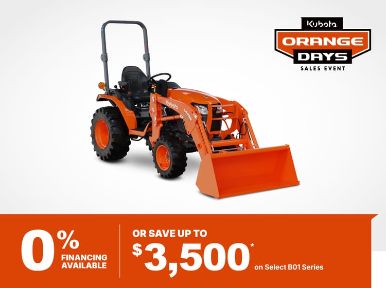 Save on B01 Series Tractors